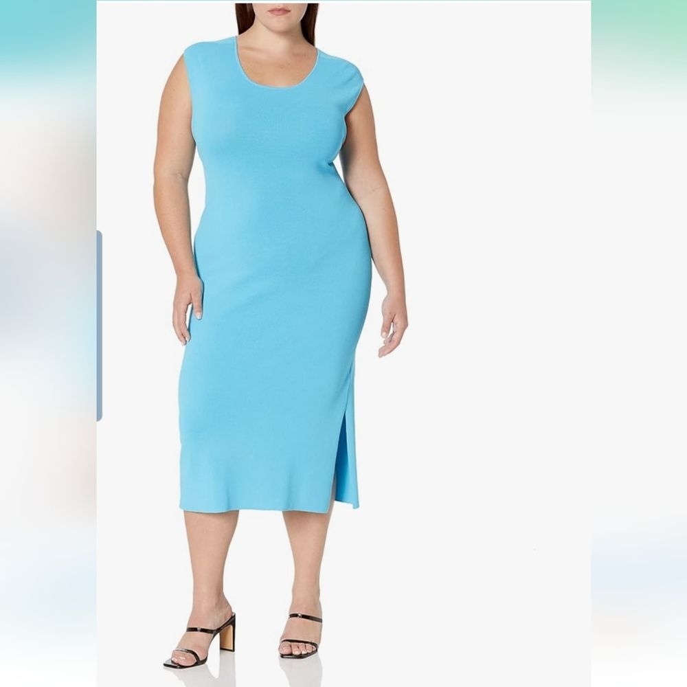 NWT The Drop Fine Knit Bodycon Dress With Open Back Size XXL